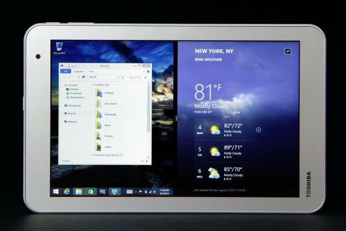 TOSHIBA Encore 2 Testbildschirm Desktop 2