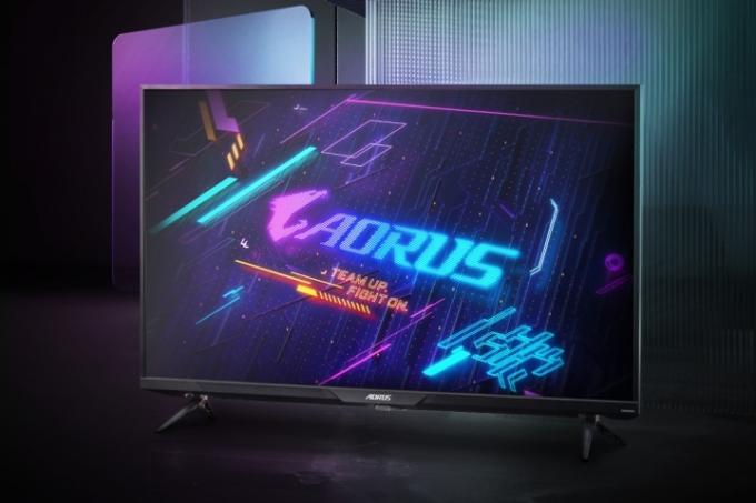 Produktbild des Gigabyte AORUS FO48U 4K-Gaming-Monitors.