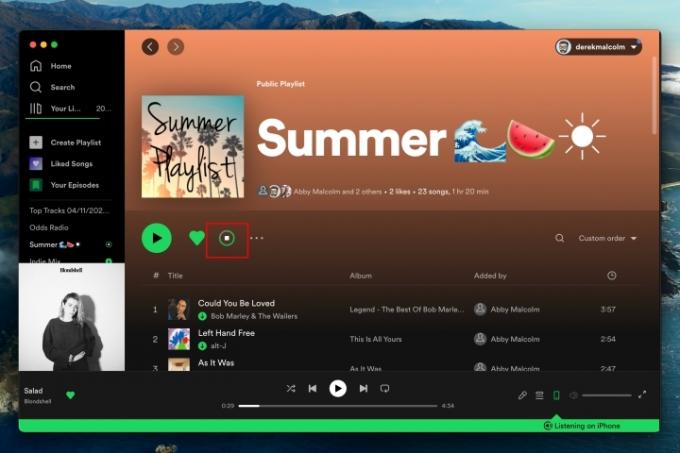 Muziek en podcasts downloaden van Spotify: een playlist downloaden.