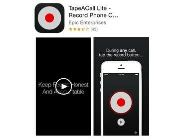 تطبيق TapeACall في متجر التطبيقات
