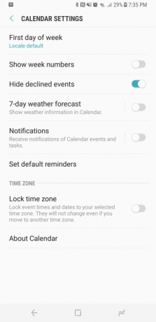 hur man får galaxy s9 och plus att se ut som vanliga Android-kalender 4