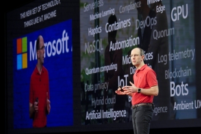 Scott Guthrie, executive vice-president van cloud en enterprise bij Microsoft