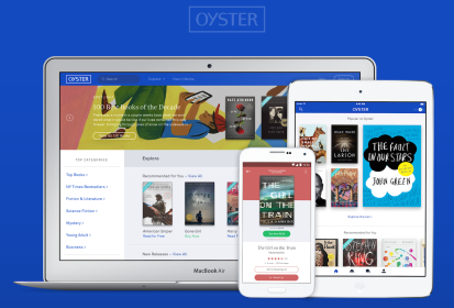 Oyster eBook Store News 3 อุปกรณ์สีน้ำเงิน