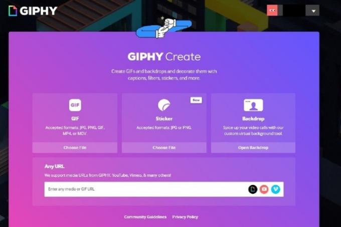 Giphy ნაბიჯი 2 სკრინშოტი