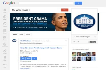 الرئيس أوباما GooglePlus جلسة Hangout بجانب المدفأة في فبراير 14 2013