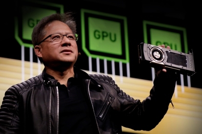 Az NVIDIA vezérigazgatója, Jensen Huang a GTC-nél