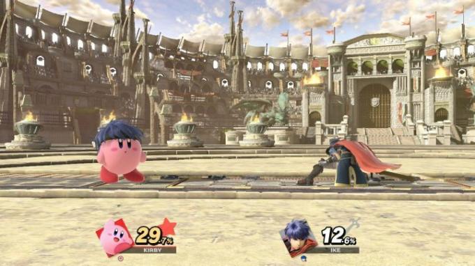 Super Smash Bros Ultimate Kirby Roy Batalha