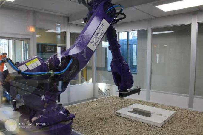 Robot pencetakan 3D barat laut