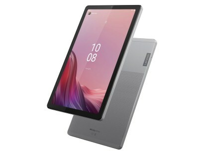 الكمبيوتر اللوحي Lenovo Tab M9 على خلفية بيضاء.