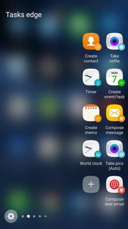 Schermafbeeldingen van de Samsung Galaxy S7 Edge