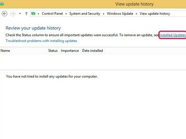 Če izbrišete datoteke dnevnika Windows Update, odstranite vso zgodovino.