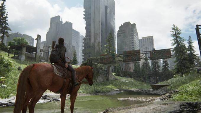 Tangkapan layar dari The Last of Us Bagian II