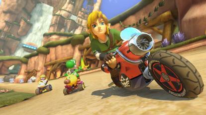 mario kart 8 dlc valmis legend zelda loomade ületamise stardijoone link