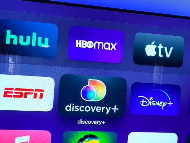 Icônes des applications HBO Max et Discovery+.