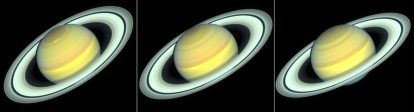 Imaginile telescopului spațial Hubble cu Saturn realizate în 2018, 2019 și 2020, în timp ce vara emisferei nordice a planetei trece la toamnă.