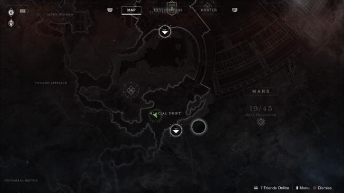 Destiny 2 Warmind Worldline Zero Przewodnik Fragmenty pamięci Mapa dryfu lodowcowego 8