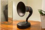 3D drukāts gramofona stila pastiprinātājs piešķir Echo Dot senlaicīgu pieskārienu