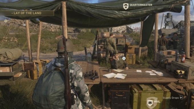 Guia do Call of Duty: WW2 Headquarters - Quartermaster