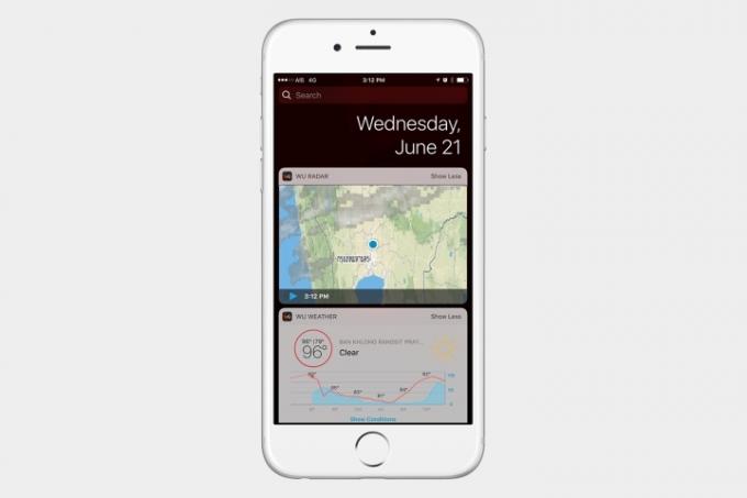 i migliori widget iOS 10 meteo sotterraneo