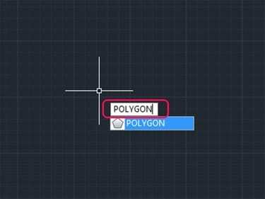 Vnesite POL ali POLYGON.