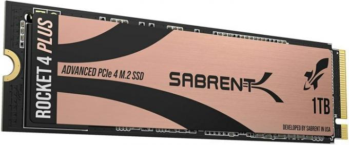 Sabrent Rocket 4 Plus 1TB SSD.