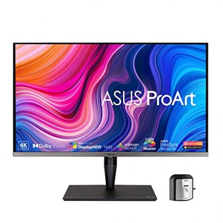 ASUS ProArt Display 32 Zoll 4K HDR Professional Monitor (PA32UCG-K) – UHD (3840 x 2160), Mini-LED IPS, Dolby Vision, 1600 Nits, 120 Hz, 10 Bit, 98 % DCI-P3, Calman Ready, Thunderbolt 3, HDMI2.1, wCalibrator