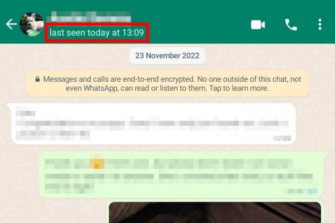 WhatsApp モバイルで最後に見られた機能。