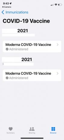Informații despre vaccinul Covid 19 în aplicația de sănătate.