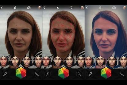 Cíle aplikace lookery přinášejí mobilní zařízení pro manipulaci s obličejem v reálném čase
