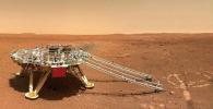 De Chinese Zhurong Rover maakt een selfie op het oppervlak van Mars