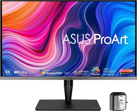 Produktbild des ASUS ProArt Display PA32UCG-K Monitors. 