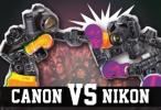 Canon vs. Nikon: Tam yra infografija