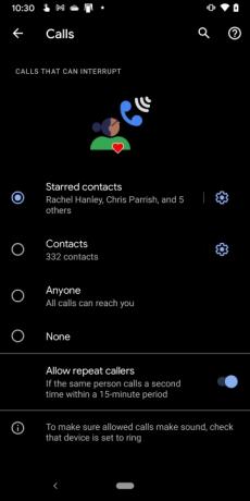 Android 11 Stör ej samtal