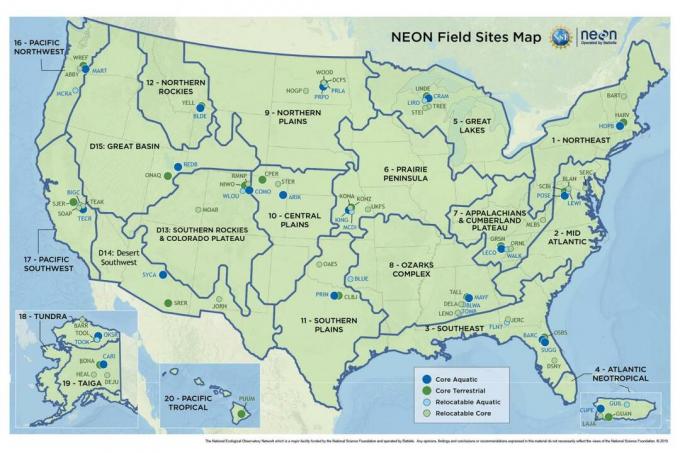 NEON yra 460 milijonų dolerių vertės JAV ekologijos observatorija.