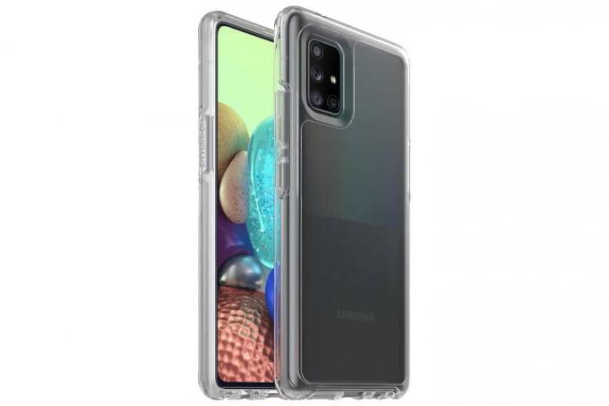 Otterbox Symmetryシリーズ Galaxy A71 5G用クリアケース。