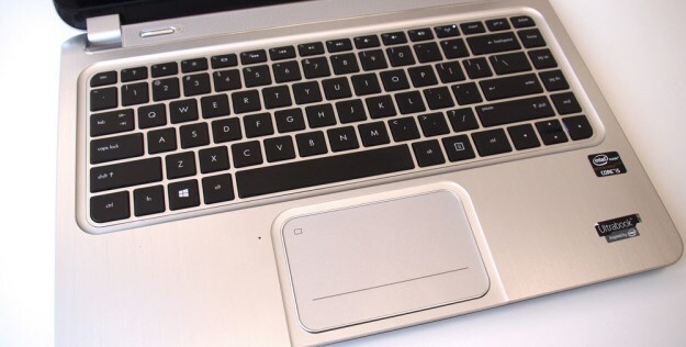 HP Envy TouchSmart Ultrabook 4 recenzia klávesnice s dotykovou obrazovkou systému Windows 8
