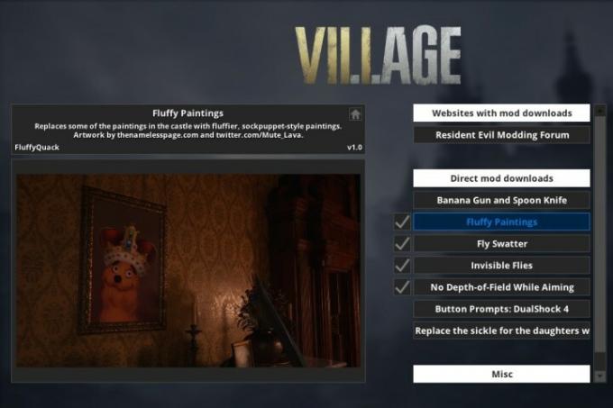 Resident Evil Village Fluffy Manager Mod