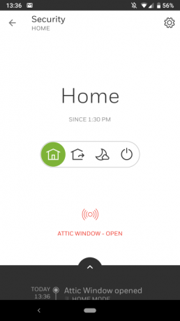 Zestaw startowy Honeywell Smart Home Security — recenzja ekranów smarthome 2