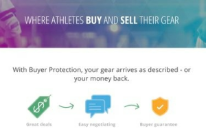 Koop of verkoop sportuitrusting via deze app