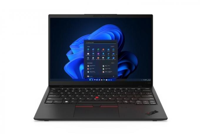 Et pressebillede af Gen 3-versionen af ​​ThinkPad X1 Nano.