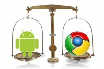 Android gegen Chrome