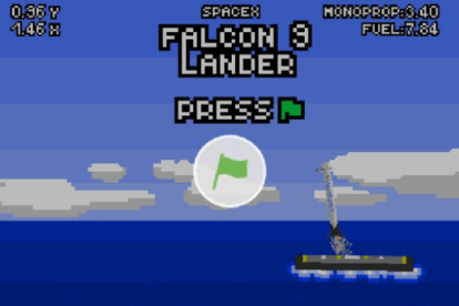 lander spacex falcon 9