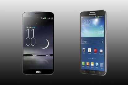 galaxy round срещу lg g flex roundphonebanner