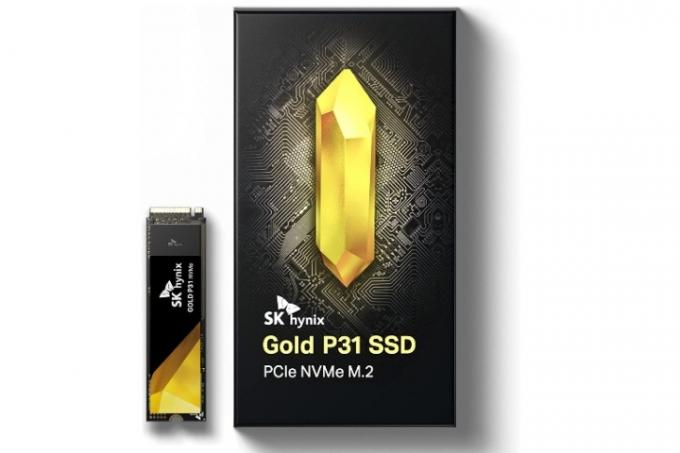 SK hynix Gold P31 1TB PCIe NVMe Gen3 M.2 tároló.