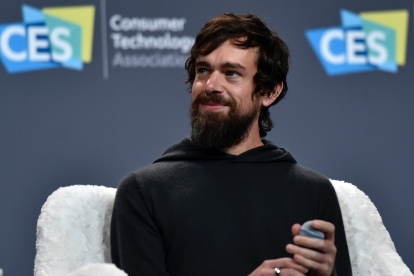 El director ejecutivo de Twitter, Jack Dorsey, en CES 2019