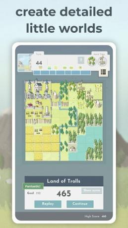 Гра Square Valley на Android, створюйте деталізовані маленькі світи.