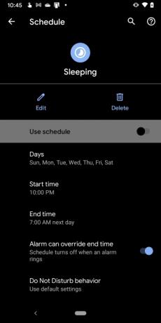 Android 11 Nie przeszkadzać Edytuj harmonogram