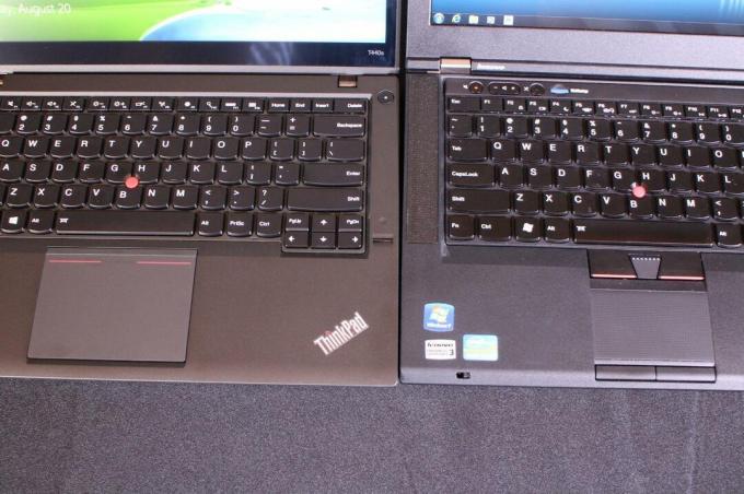 レノボ、5 つの新しい薄型軽量 thinkpad t440s と t430s トラックパッドを発表