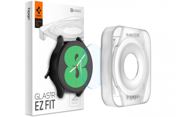 Spigen Glas.tR EZ Fit ตัวป้องกันหน้าจอ Samsung Galaxy Watch 4