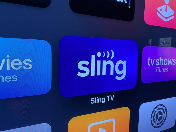 Sling TV na Apple TV-u.